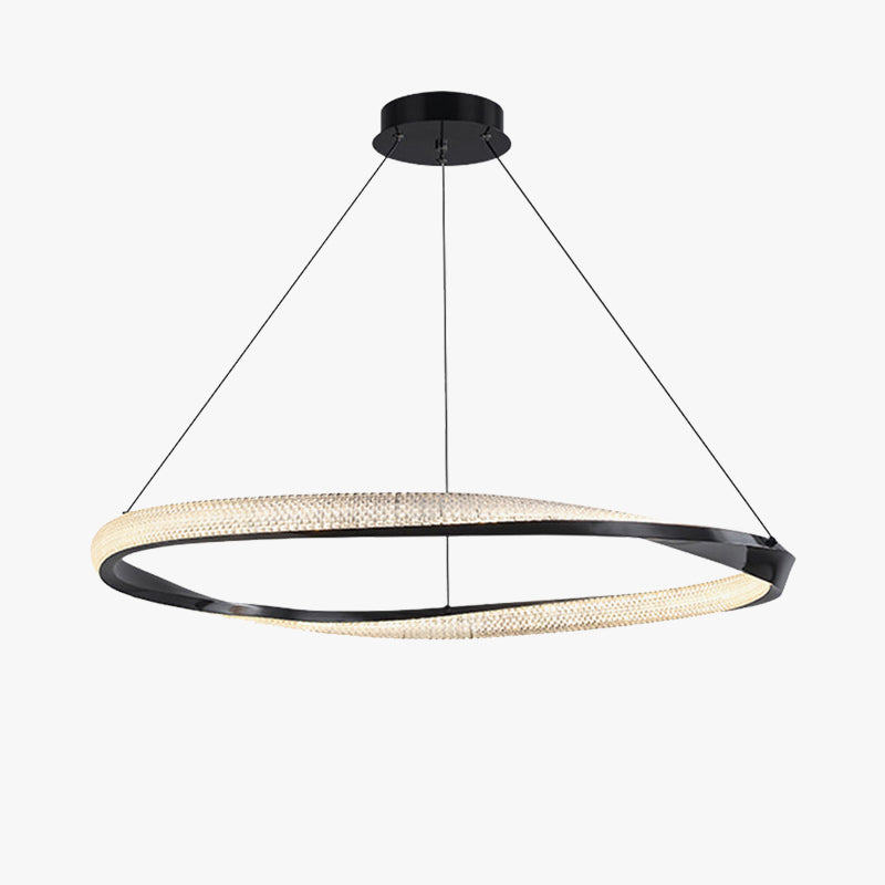 Feyran Modern Simple Mobius Circle Chandelier