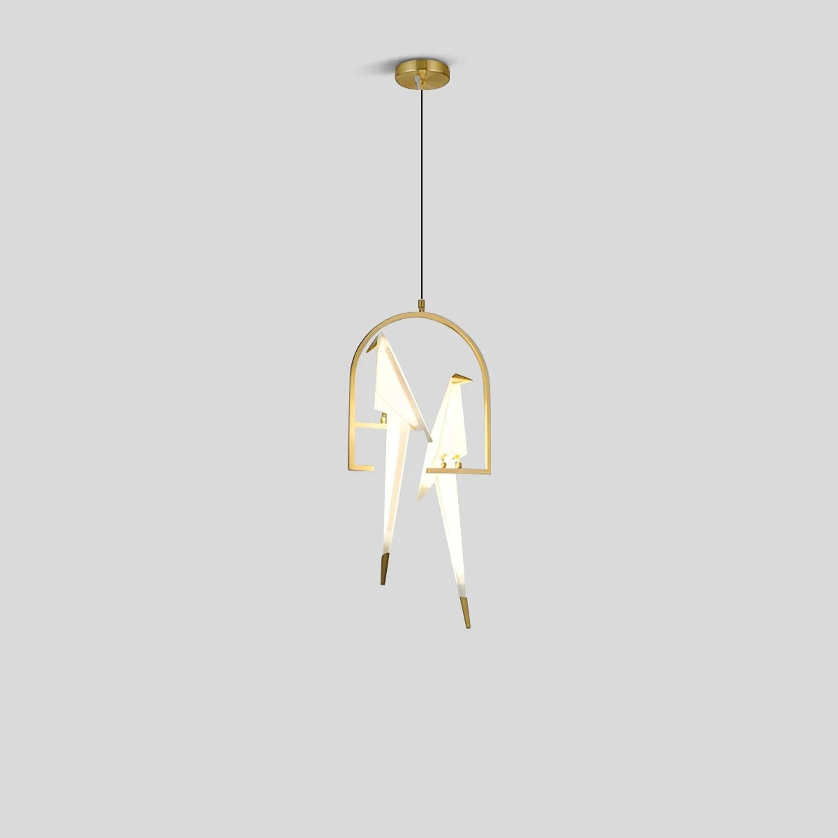Feyran Paper Crane Bird Chandelier for Dining Room