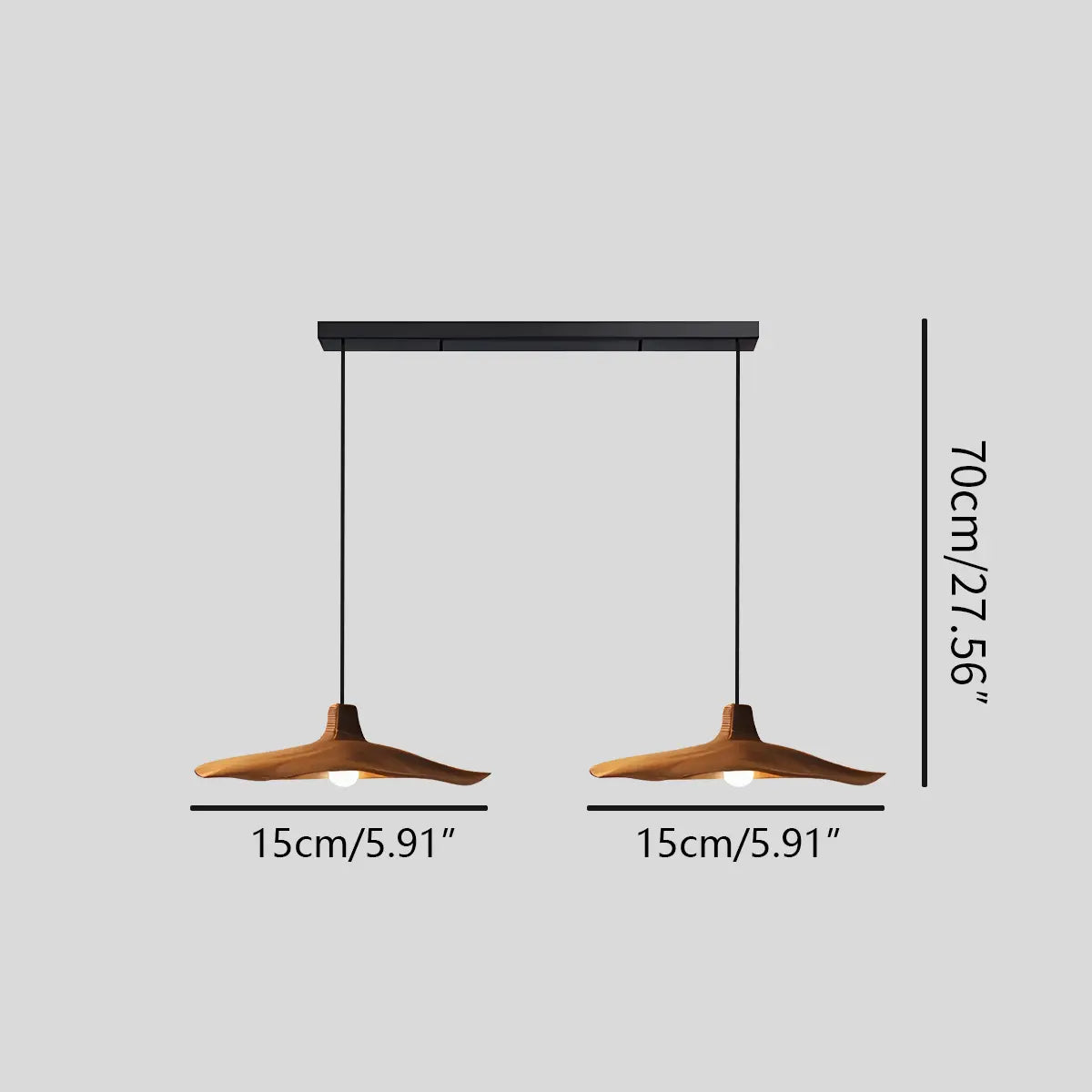 Feyran Retro Wave Wabi Sabi Pendant Light