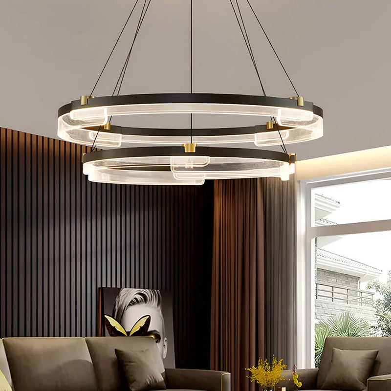 One Ring & Two Rings Pendant Light Fixture