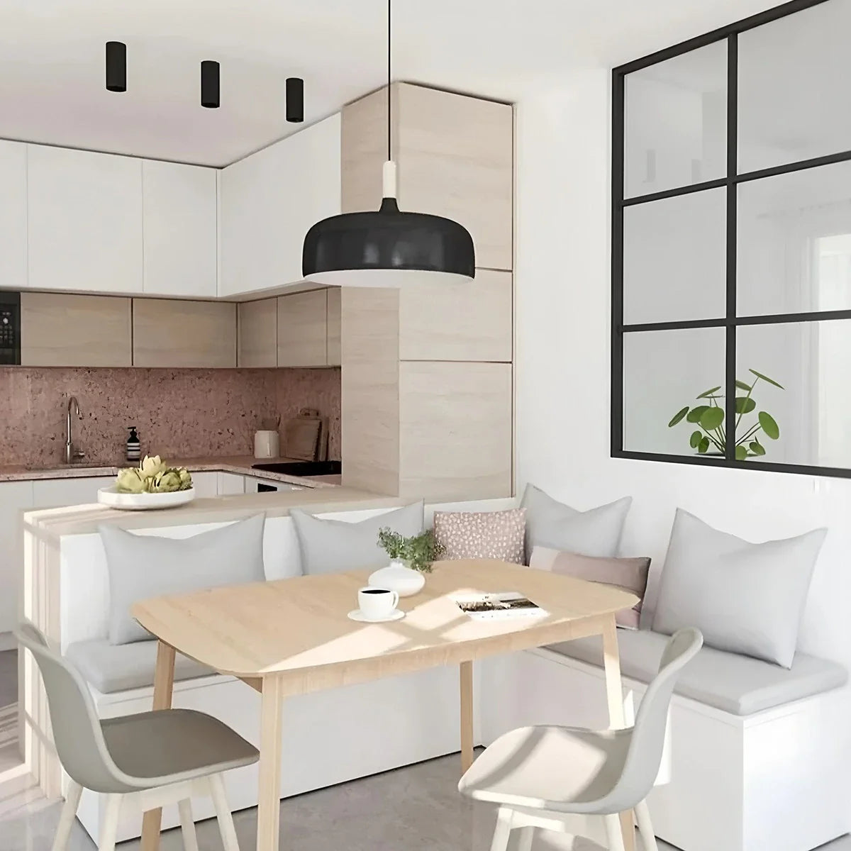 Feyran Modern Dome Macaron Pendant Light for Kitchen Island