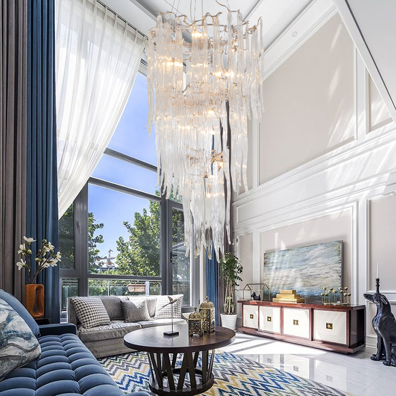 Luxury Crystal Branch Chandelier For Staircase - Feyran