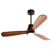 Wood Frequency Conversion Pendant Fan Light with Pure Copper Motor-living room