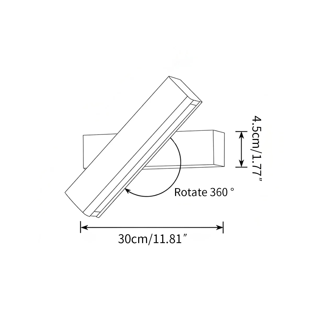Feyran Adjustable Bar Wall Sconce for Bedroom