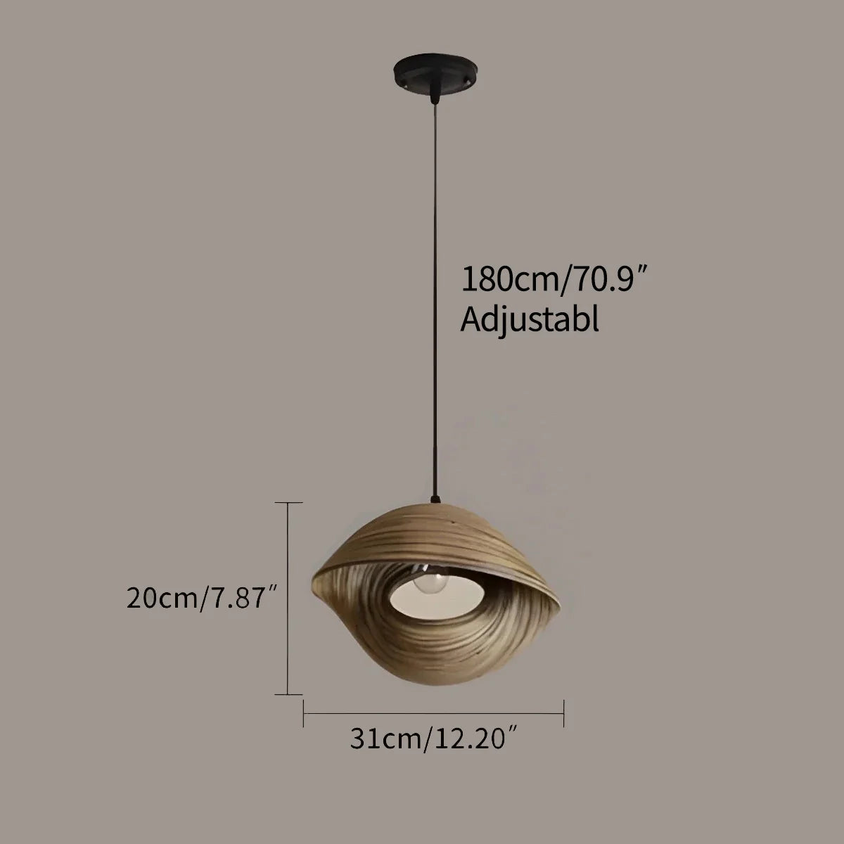 Feyran Creative Art Bamboo Weaving Pendant Light