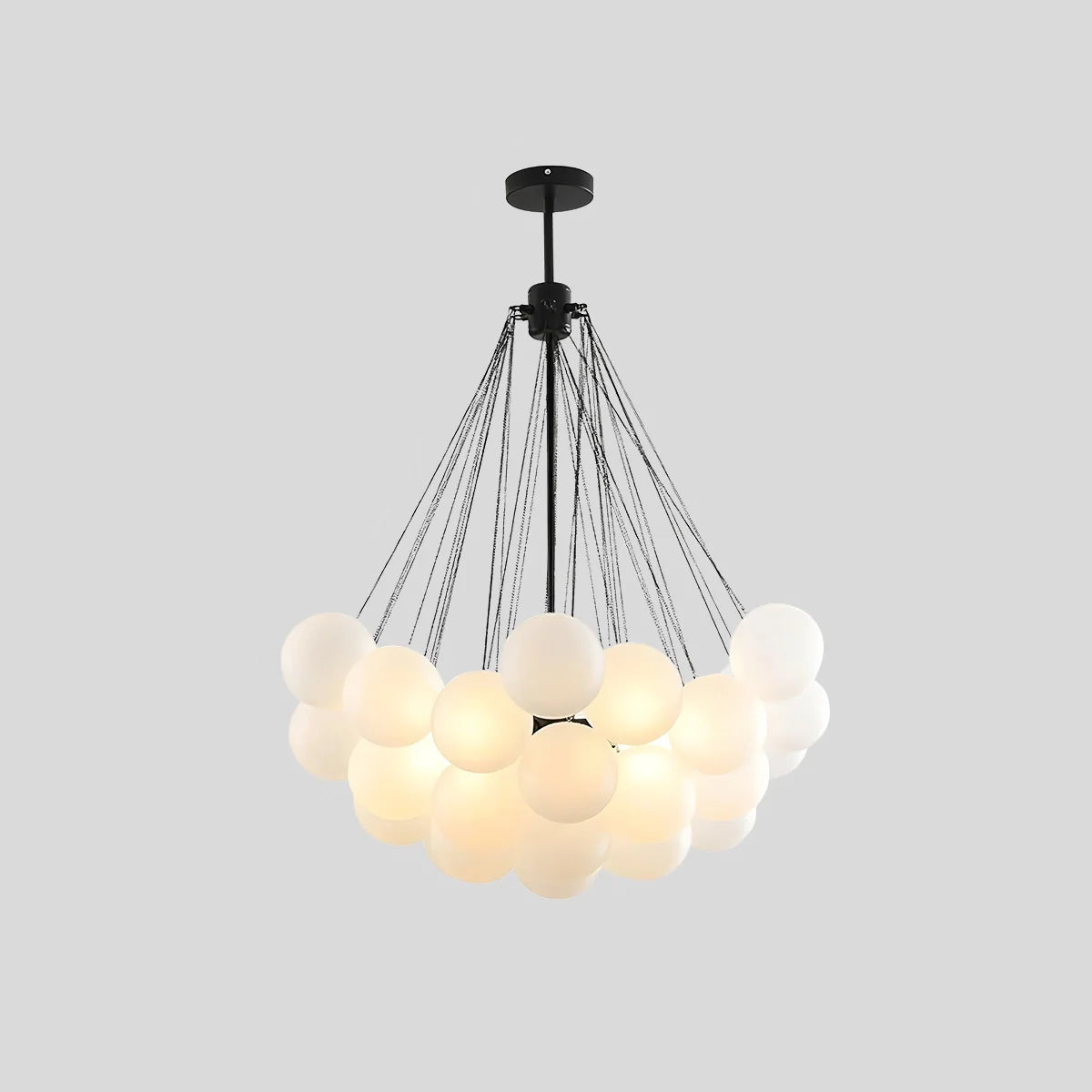 Feyran Modern Bubble Glass Chandelier for Living Room