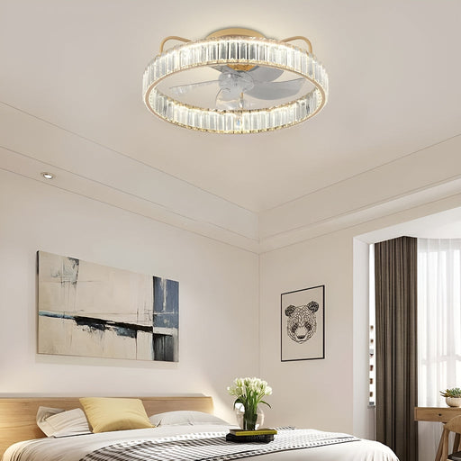 360-Degree Oscillating Ceiling Fan with Remote for Bedroom Kitchen Living Room-1|Feyran