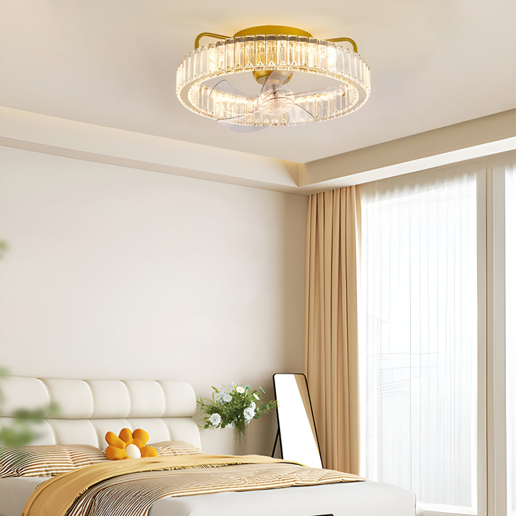 360-Degree Oscillating Ceiling Fan with Remote for Bedroom Kitchen Living Room-2|Feyran