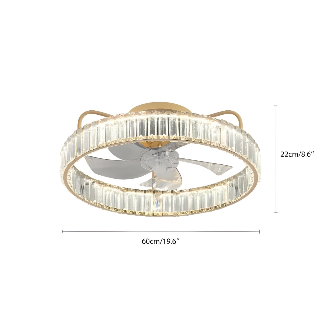 360-Degree Oscillating Ceiling Fan with Remote for Bedroom Kitchen Living Room-size-1|Feyran
