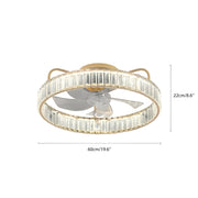 360-Degree Oscillating Ceiling Fan with Remote for Bedroom Kitchen Living Room-size-1|Feyran
