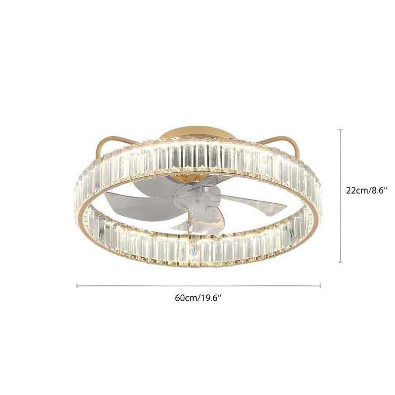 360-Degree Oscillating Ceiling Fan with Remote for Bedroom Kitchen Living Room-size-1|Feyran