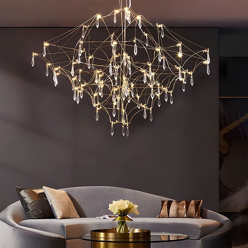 Feyran Adjustable Large Creativity Crystal Chandelier