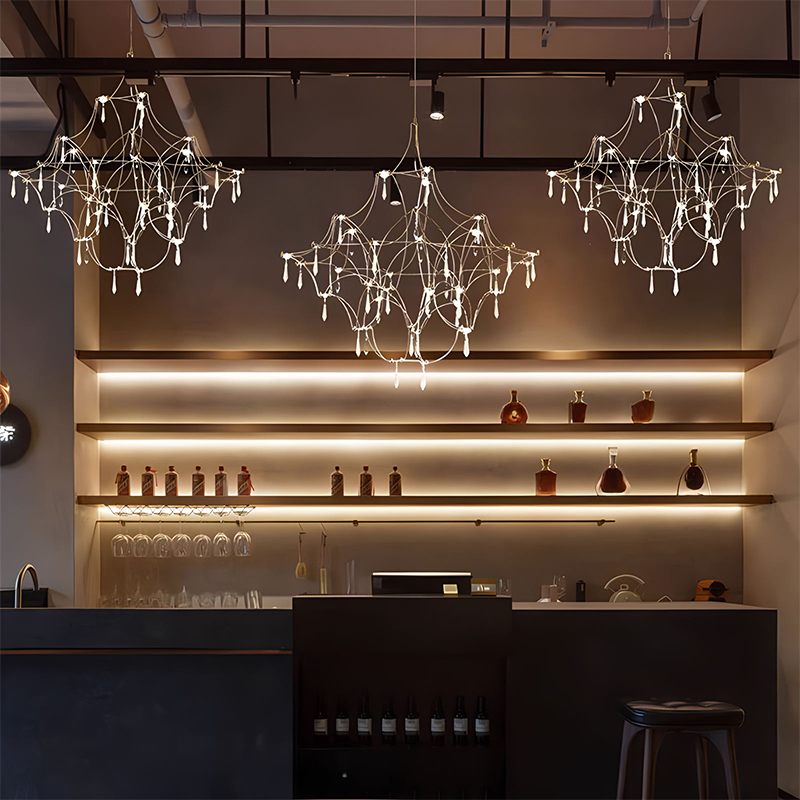 Feyran Adjustable Large Creativity Crystal Chandelier