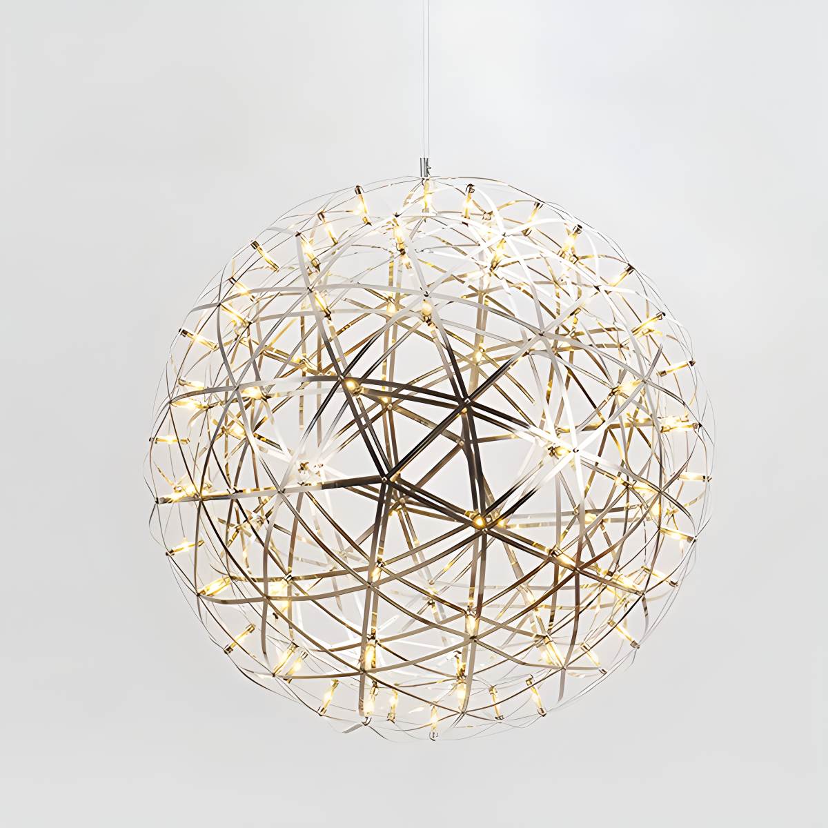 Feyran Silver Fire Ball Pendant Light for Dining Room