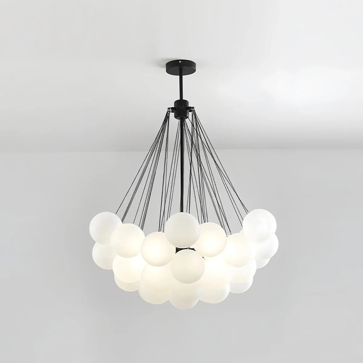 Feyran Modern Bubble Glass Chandelier for Living Room