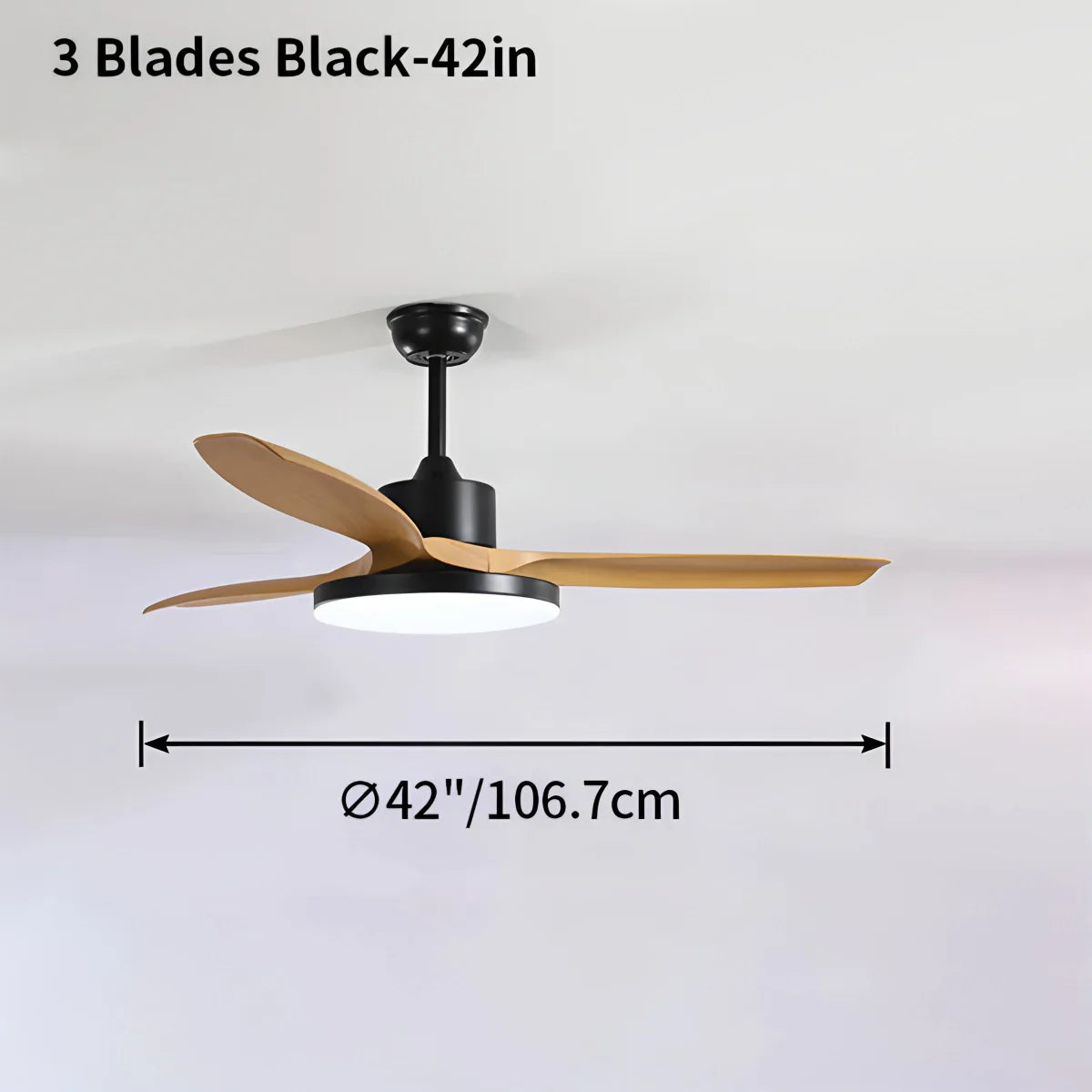 Feyran Scandi Reversible Ceiling Fan with Light