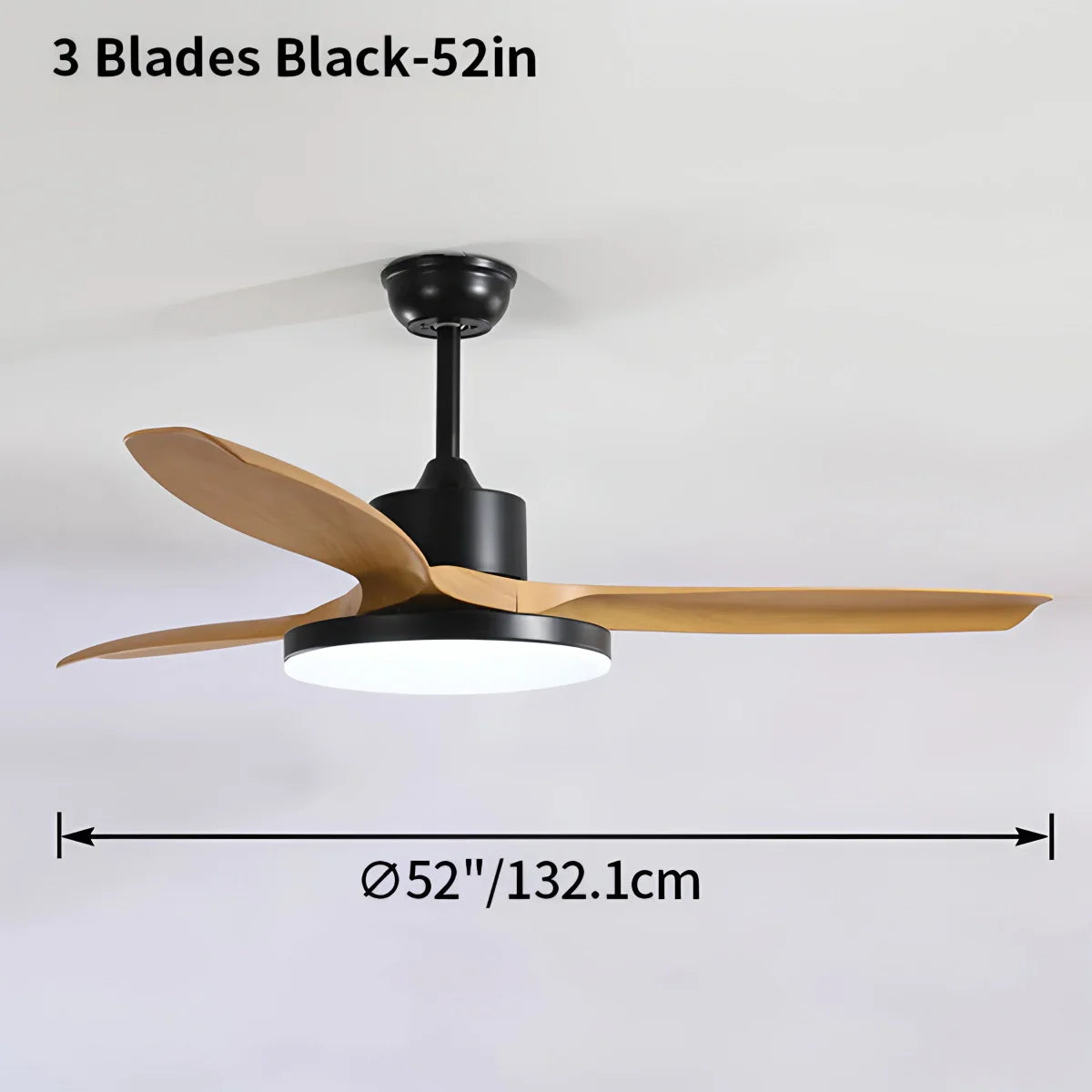 Feyran Scandi Reversible Ceiling Fan with Light