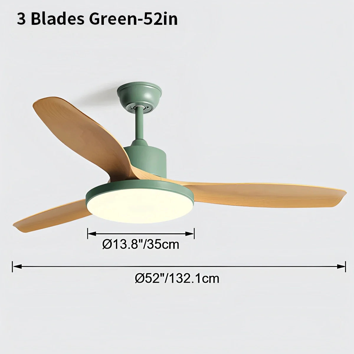 Feyran Scandi Reversible Ceiling Fan with Light