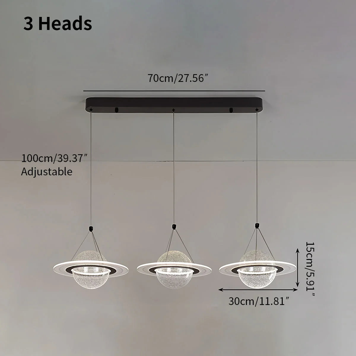 Feyran Modern Creative Planet Dining Room Pendant Light