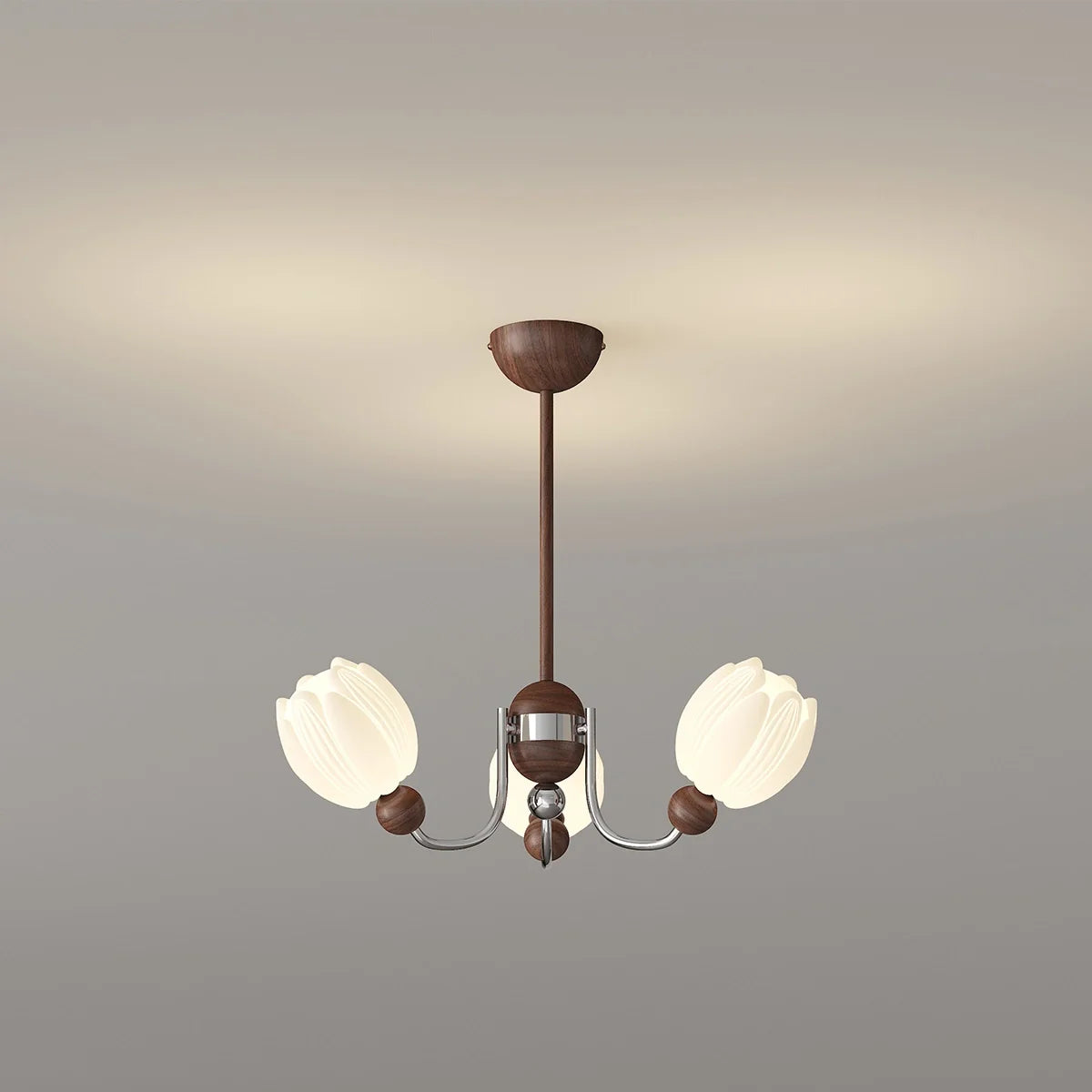 Feyran French Retro Flower Chandelier for Living Room