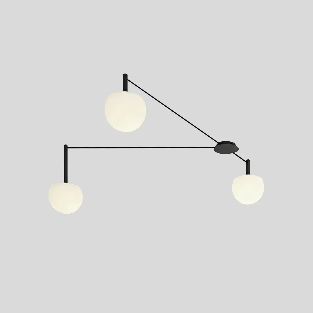 Feyran Custom Frosted Glass Globe Ceiling Light