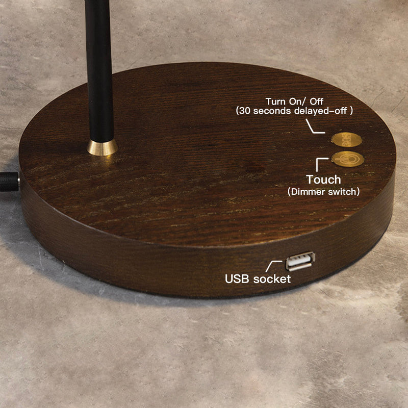Modern Gold & Black Desktop Touch Lamp---FUNCTION |Feyran