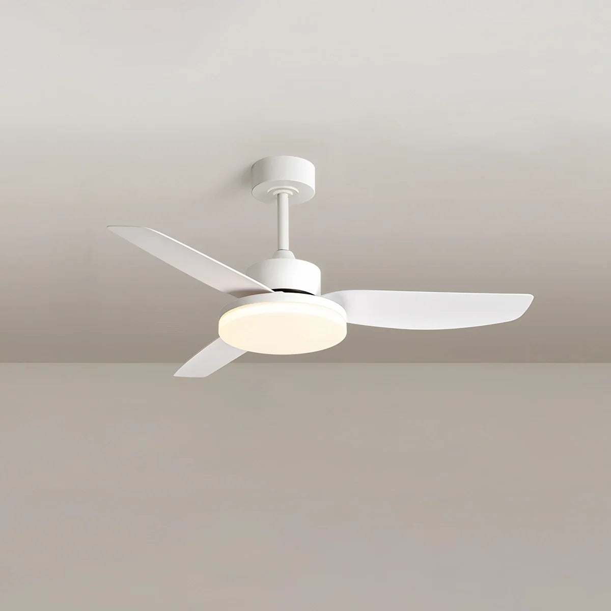 Feyran White Remote Control Ceiling Fan Light