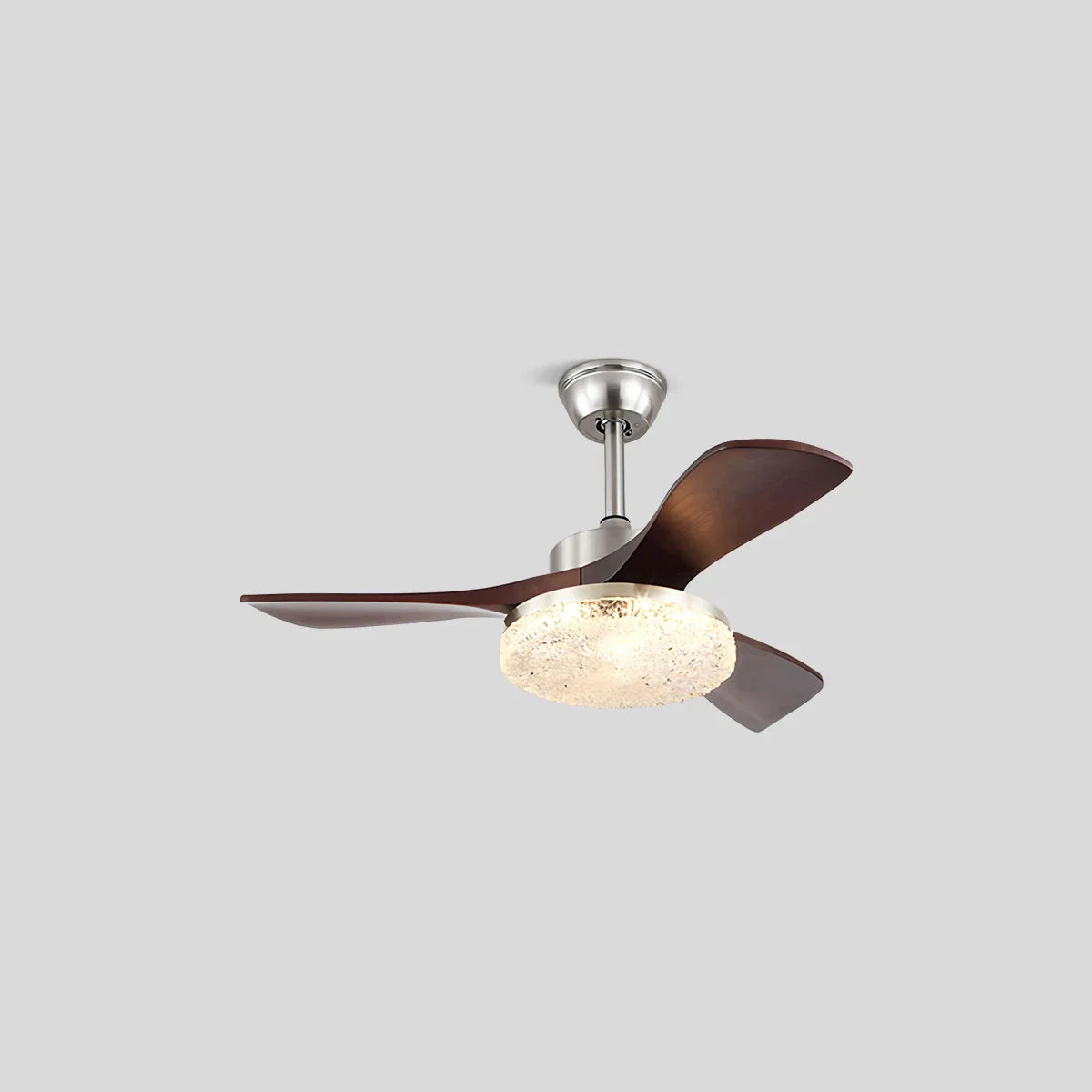 Feyran Vintage Luxury Solid Wood Ceiling Fan Light