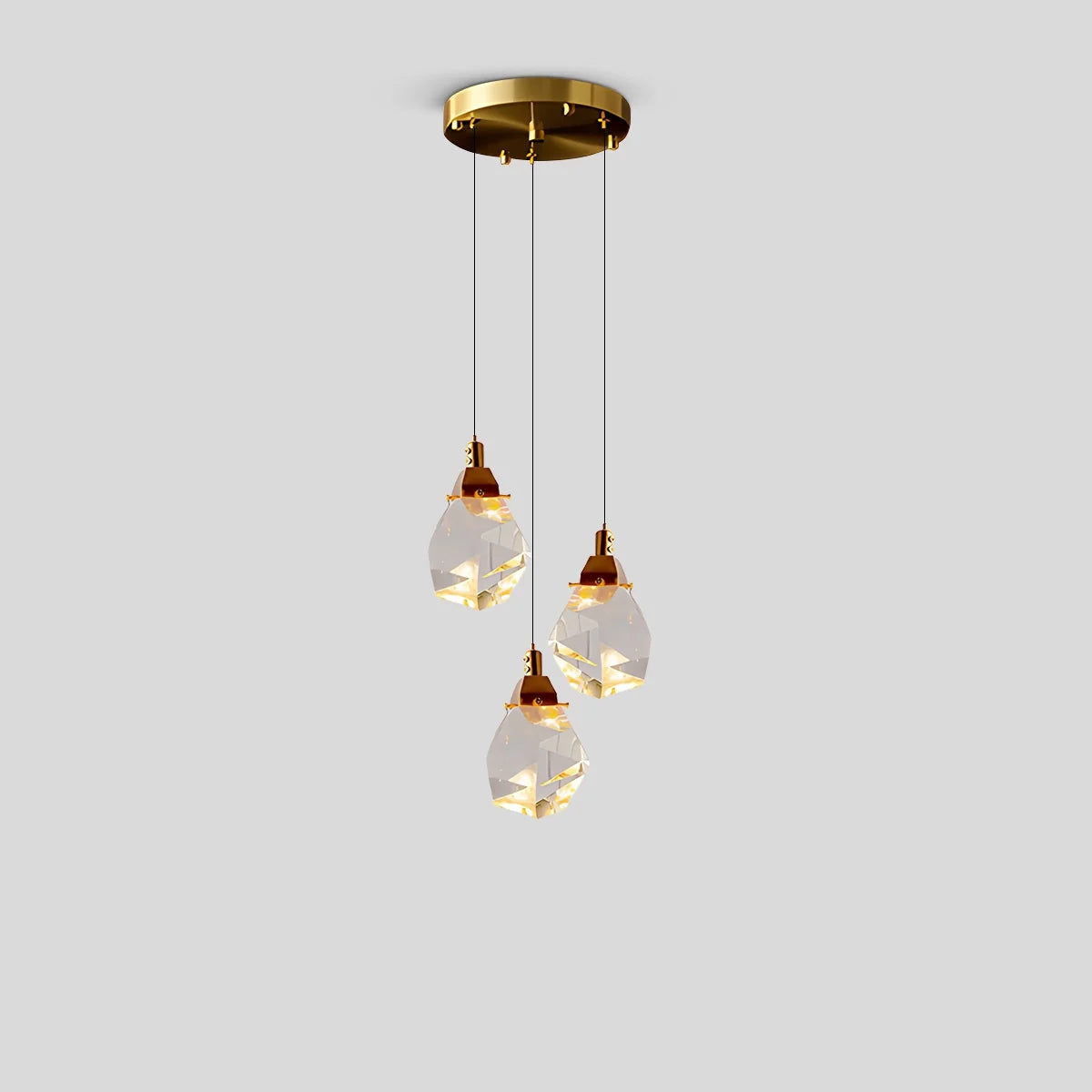 Feyran Rock Crystal Rain Chandelier for Living Room