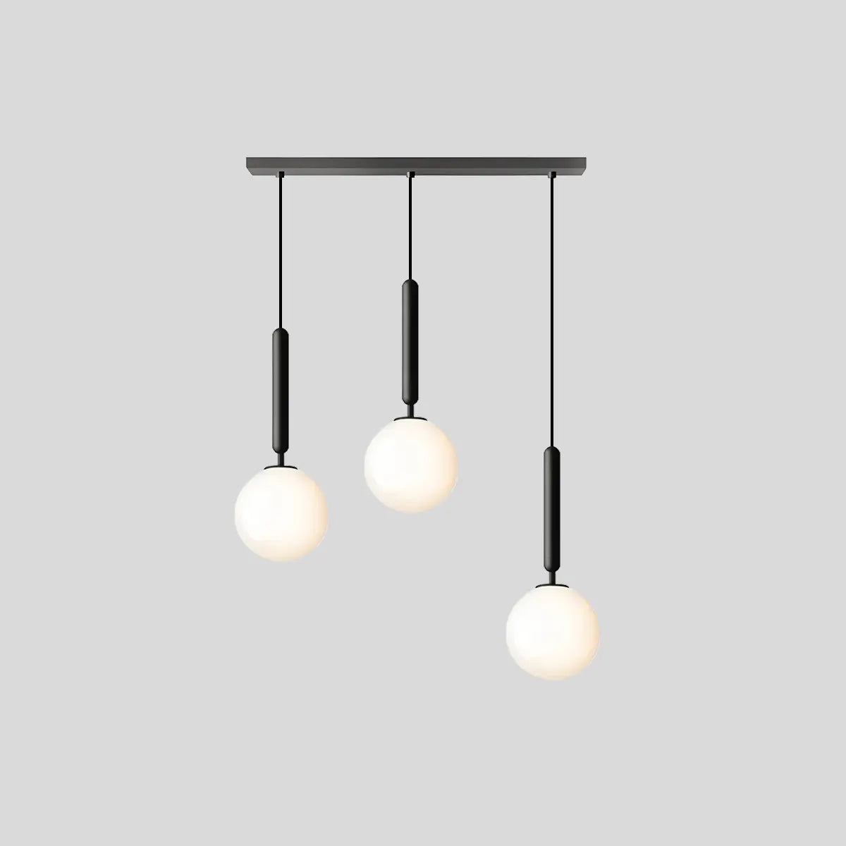 Feyran Temen Globe Glass Pendant Light for Kitchen Island