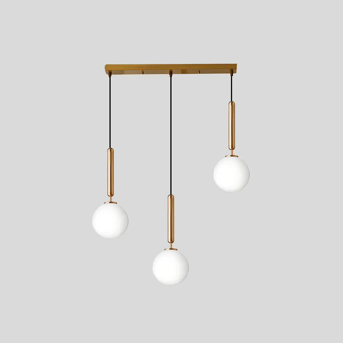 Feyran Temen Globe Glass Pendant Light for Kitchen Island