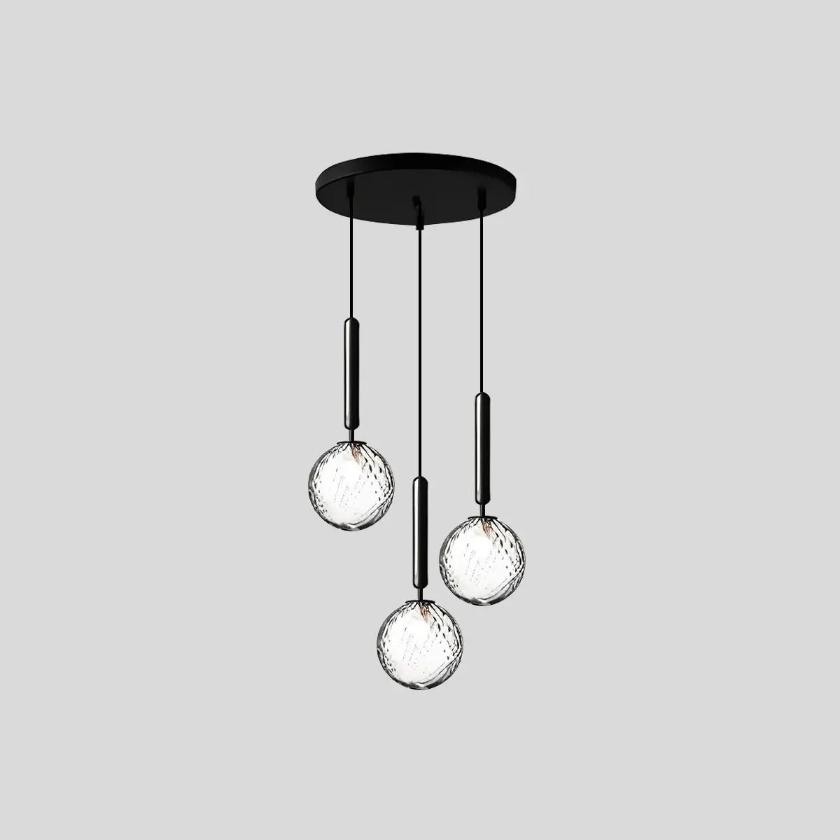 Feyran Temen Globe Glass Pendant Light for Kitchen Island