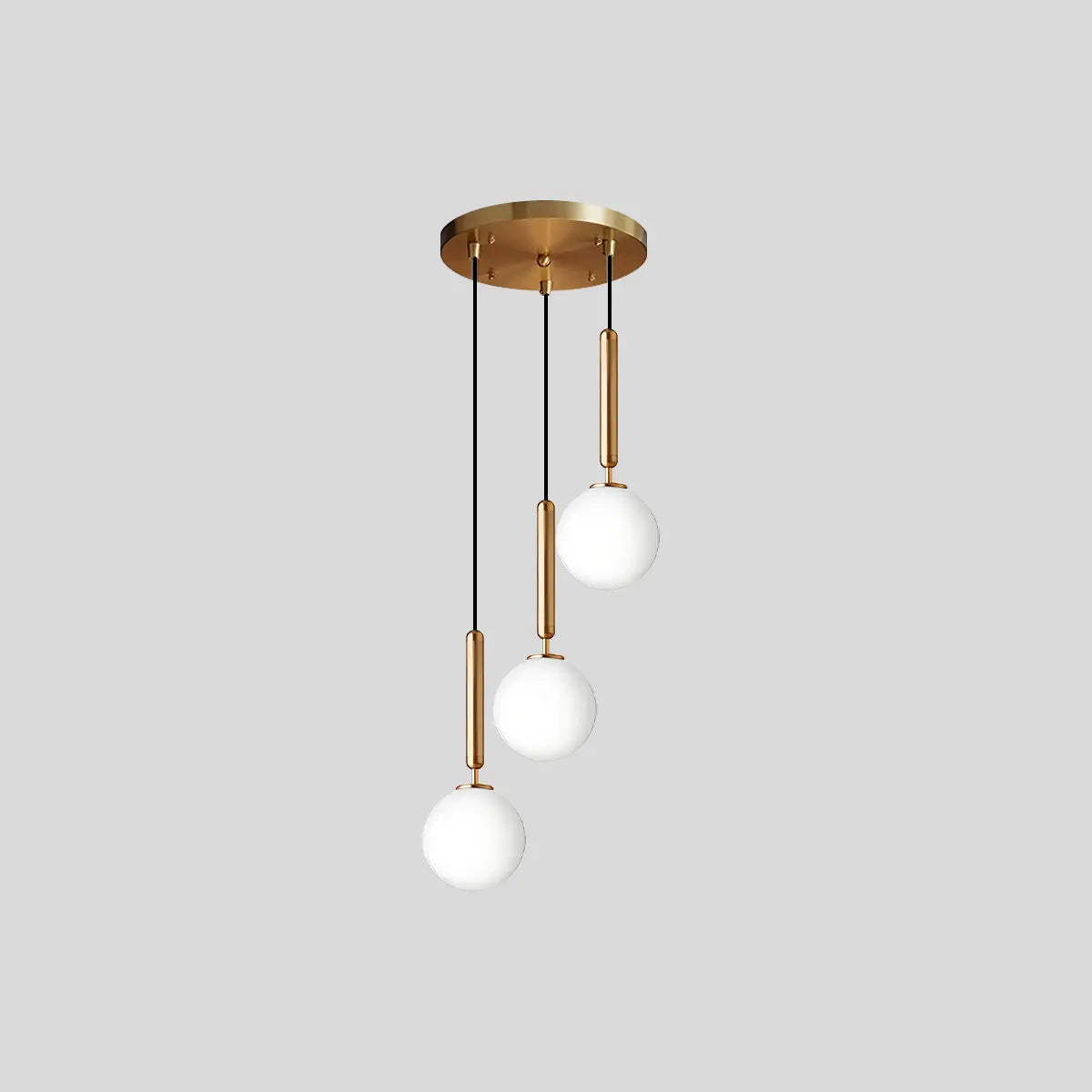 Feyran Temen Globe Glass Pendant Light for Kitchen Island