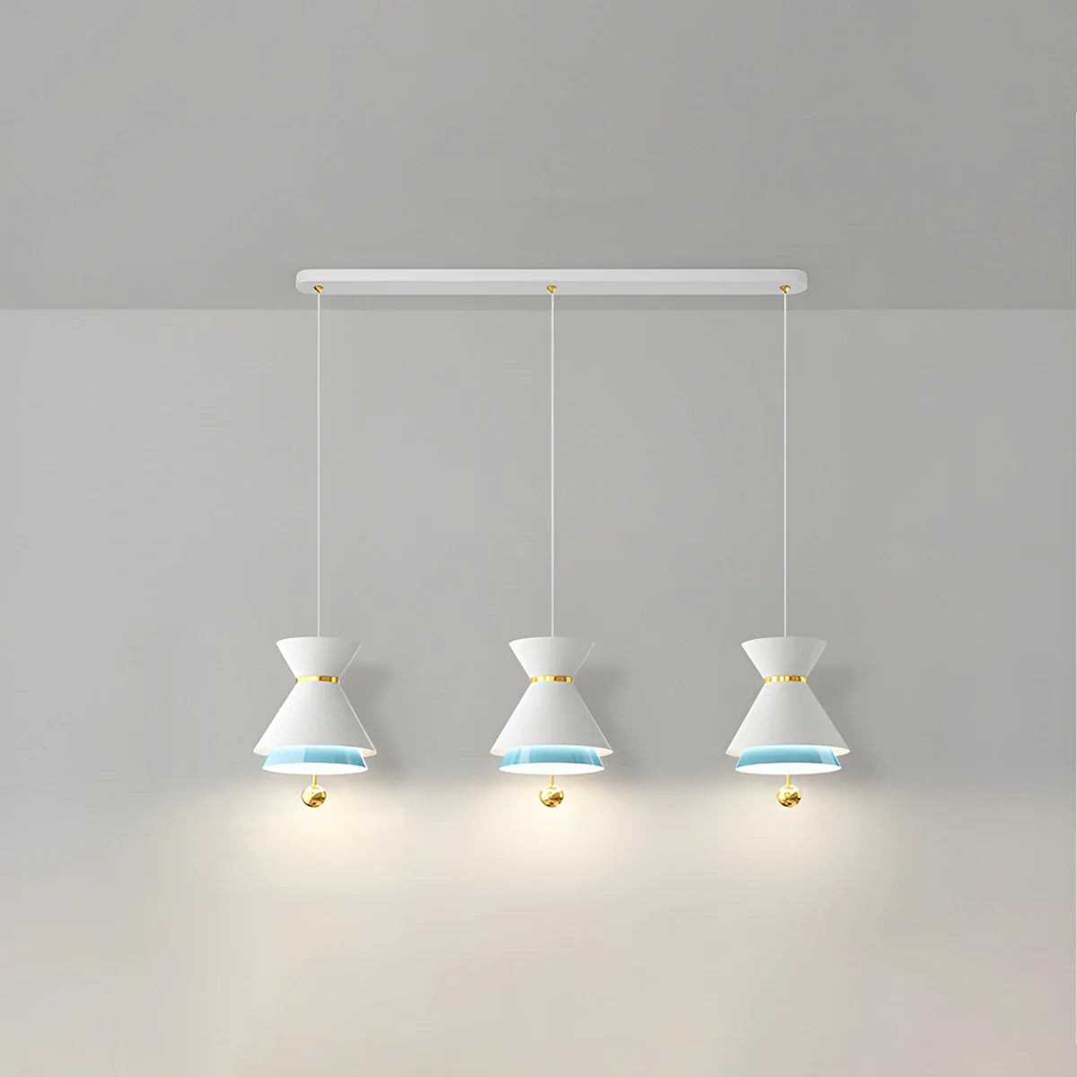 Feyran Modern Minimalist White LED Pendant & Wall Light
