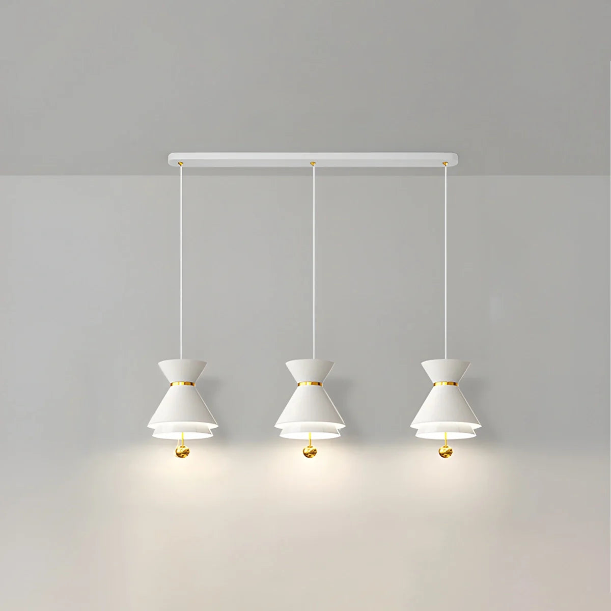 Feyran Modern Minimalist White LED Pendant & Wall Light