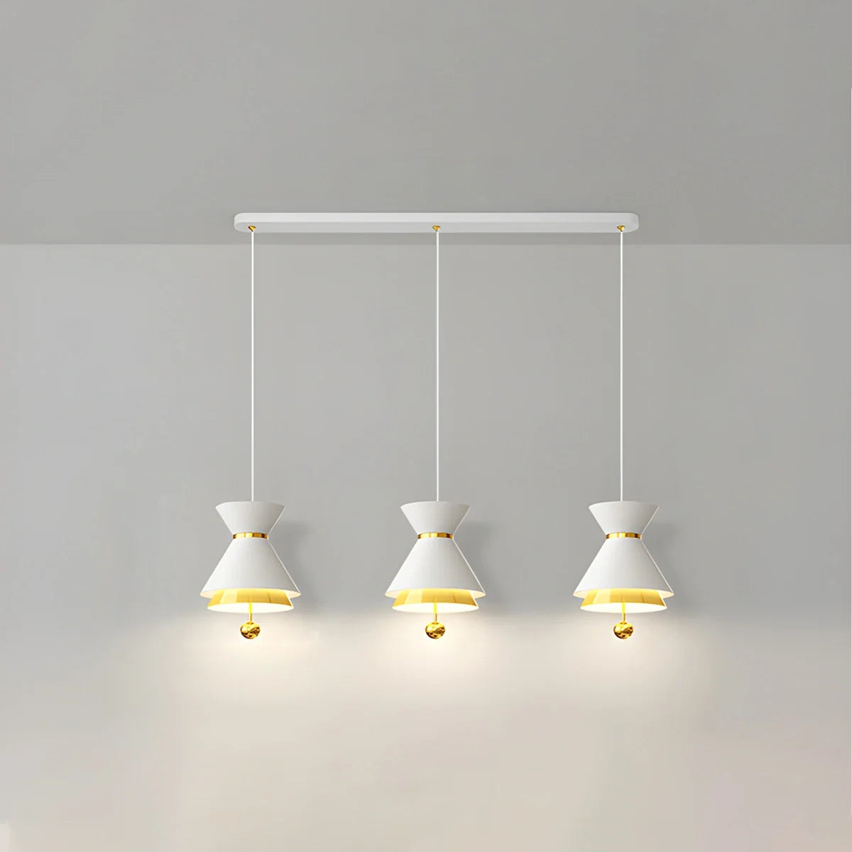 Feyran Modern Minimalist White LED Pendant & Wall Light