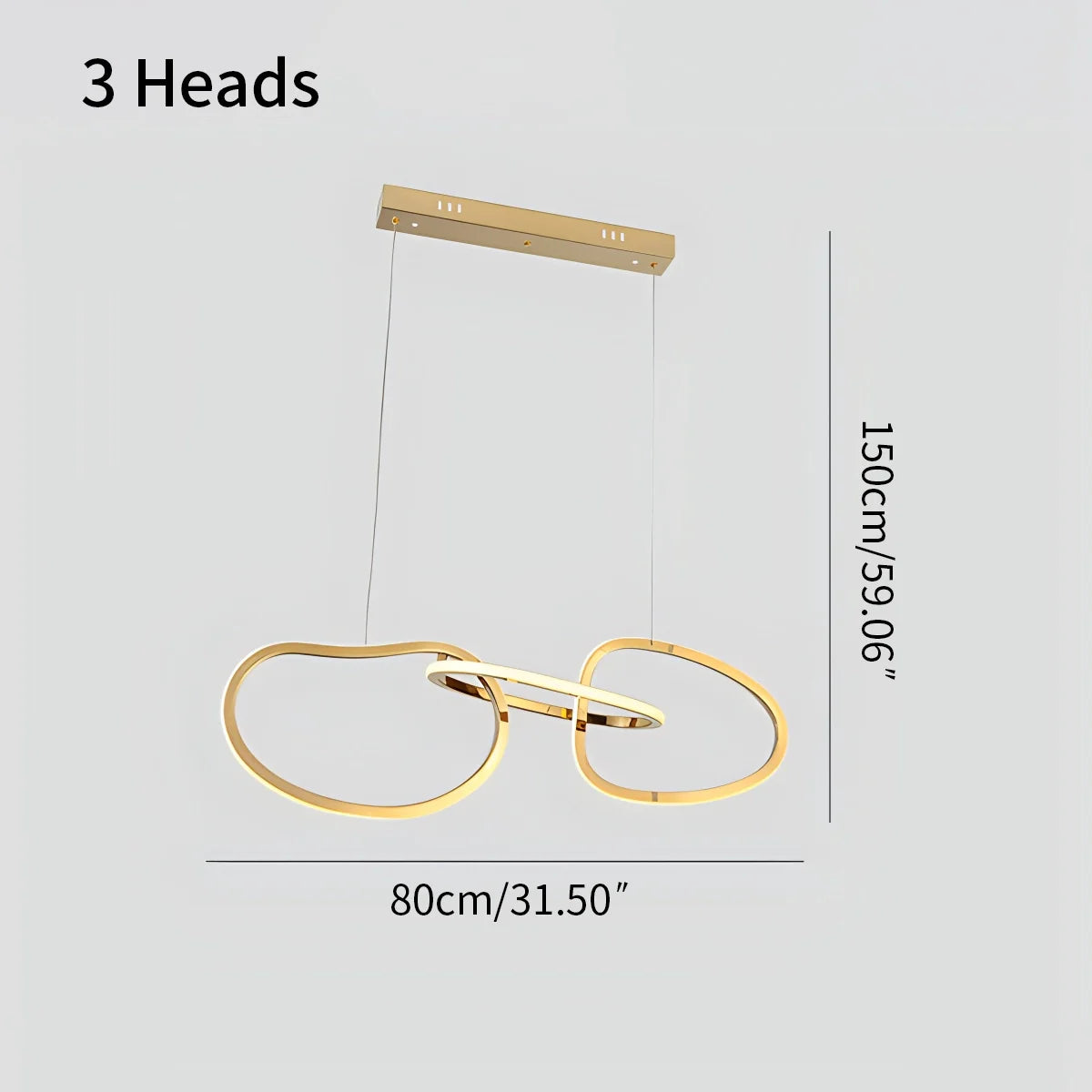 Feyran Modern Minimalist Ring Chandelier