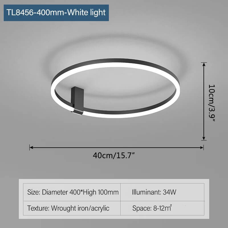 Feyran Nordic Creative Round Ceiling Light