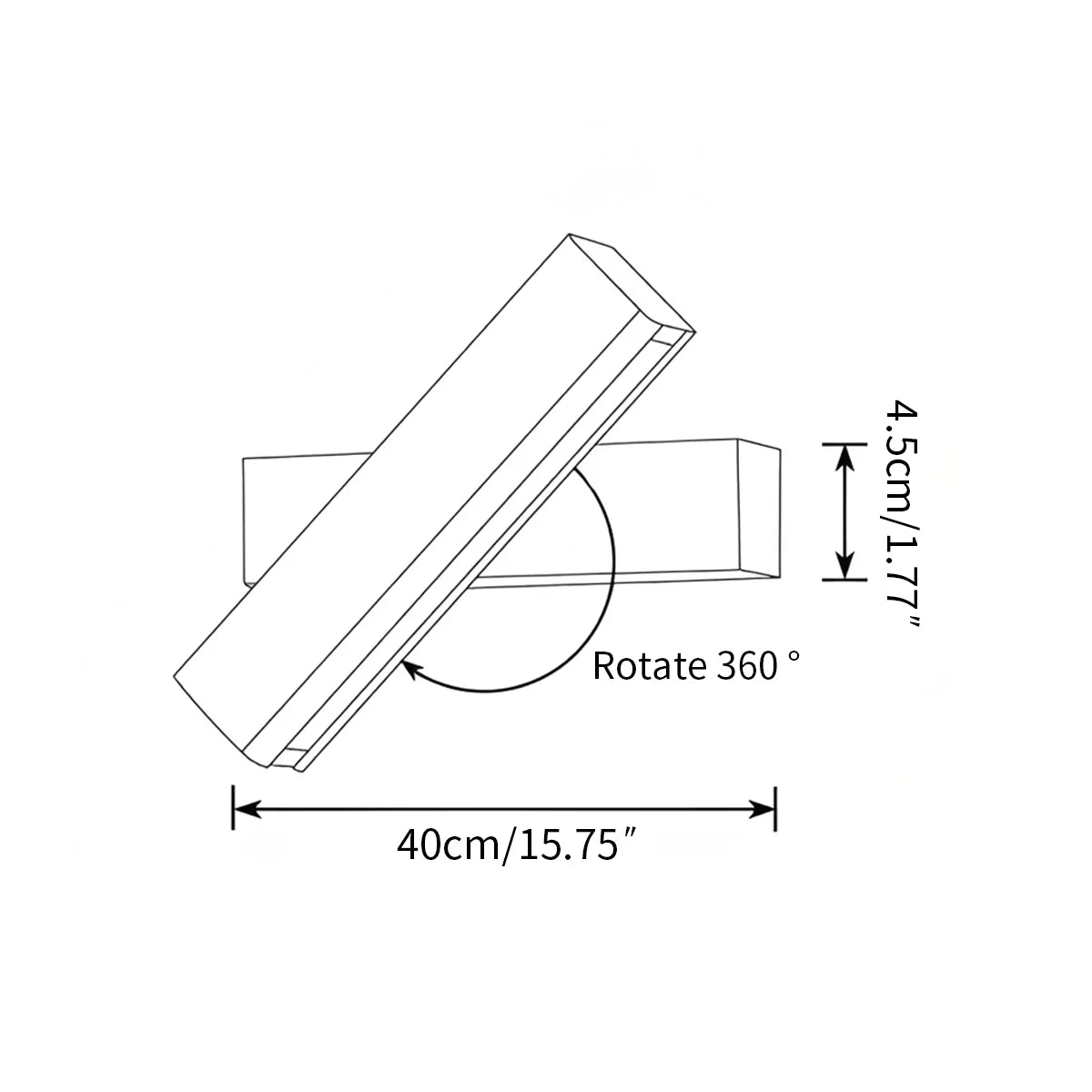 Feyran Adjustable Bar Wall Sconce for Bedroom