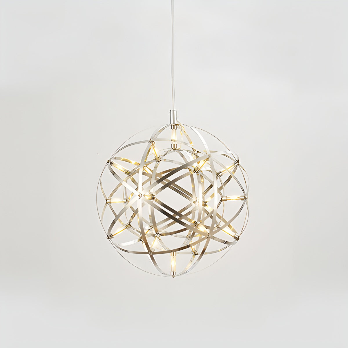 Feyran Silver Fire Ball Pendant Light for Dining Room