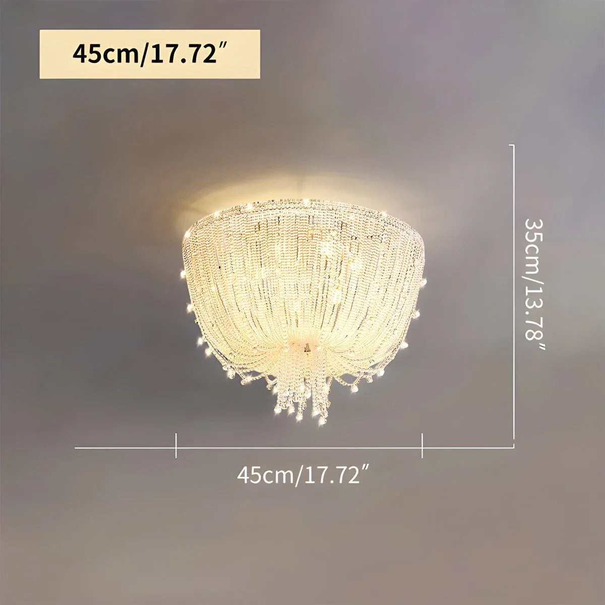 Feyran Creative Crystal Tassel Ceiling Light