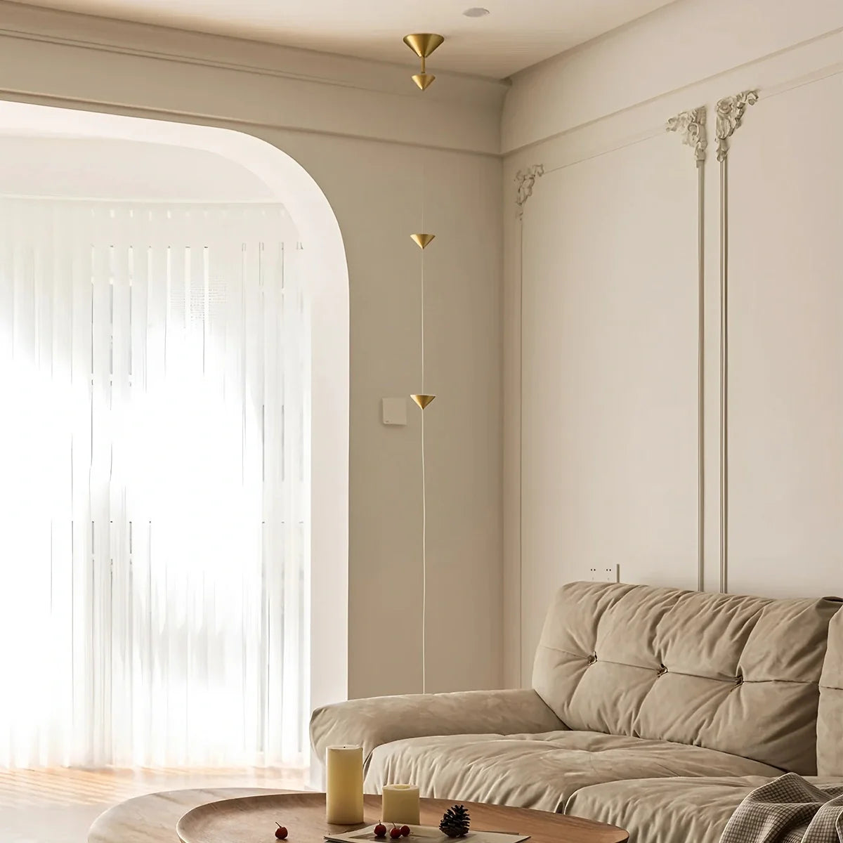 Feyran Full Length Minimalist Linear Floor Lamp