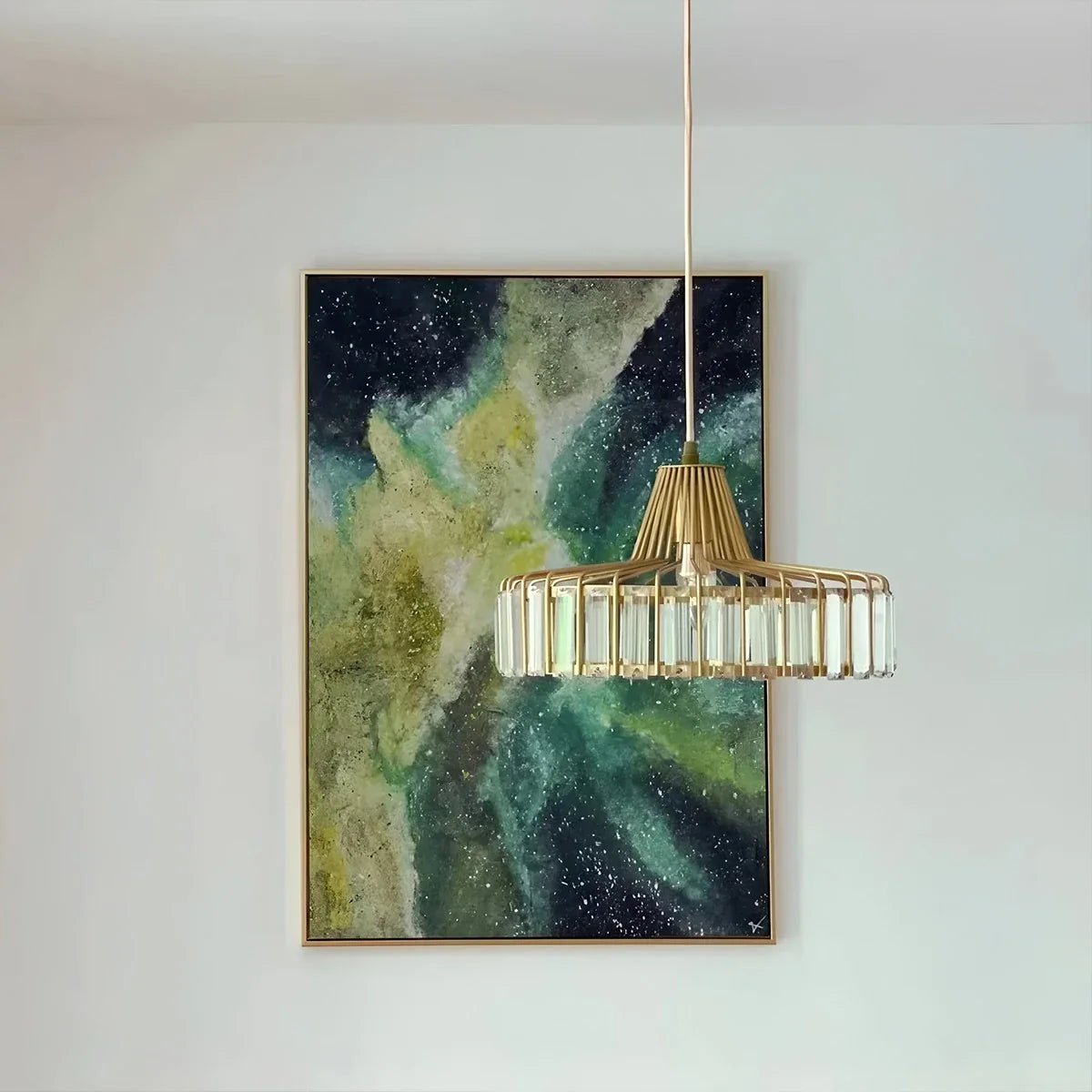 Feyran Modern Iron Art Glass Pendant Lamp for Kitchen