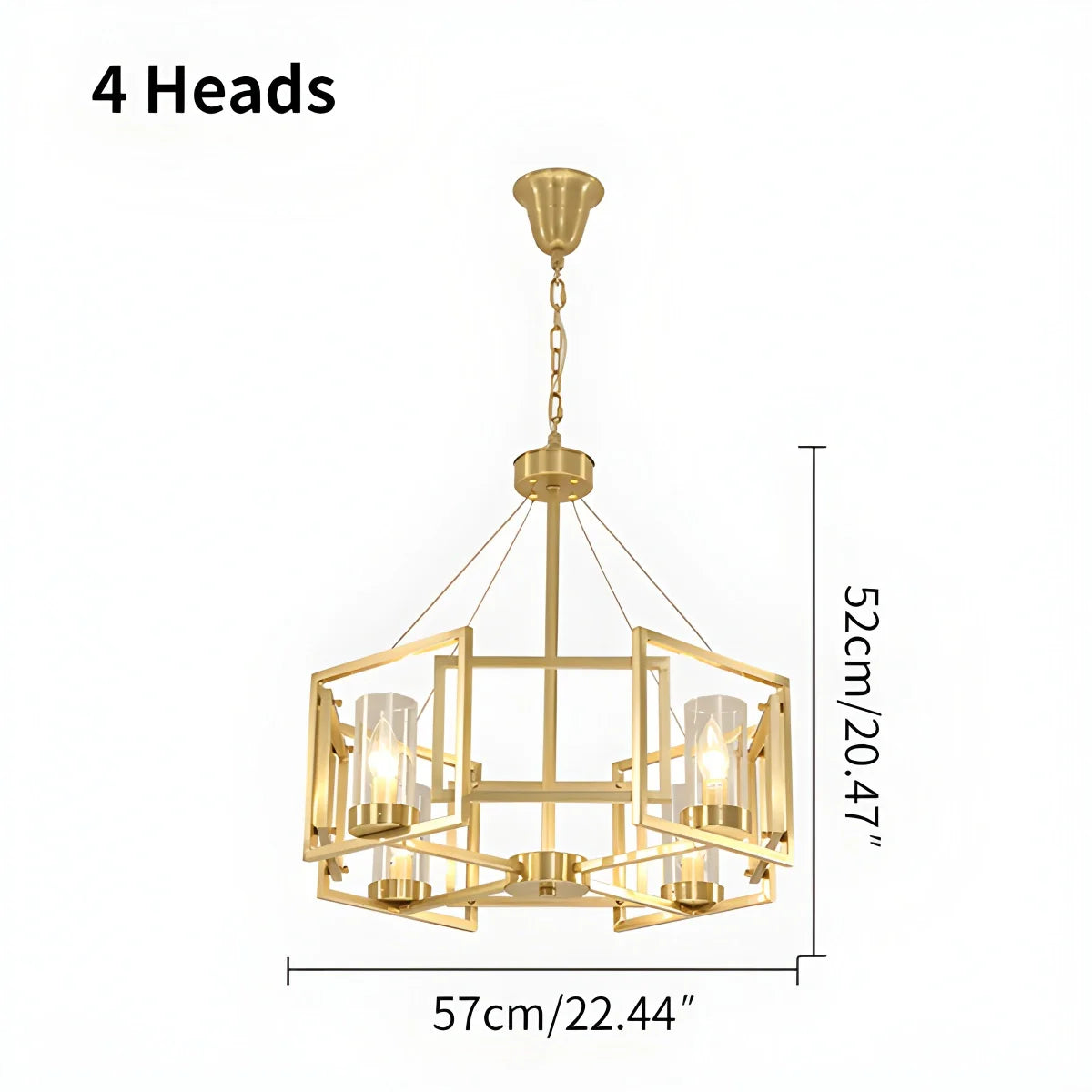 Feyran Modern Luxury All Copper Chandelier
