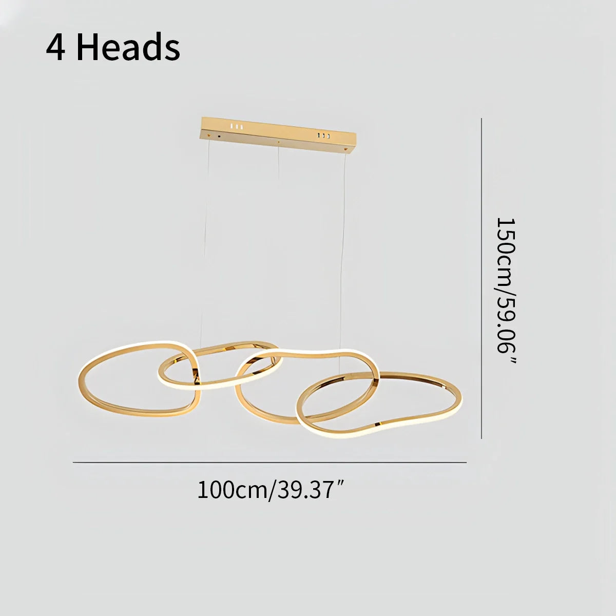 Feyran Modern Minimalist Ring Chandelier