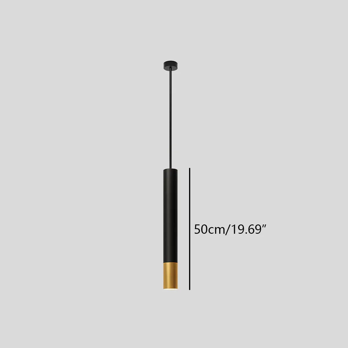Feyran Stark Long Tube Pendant Light for Bedroom