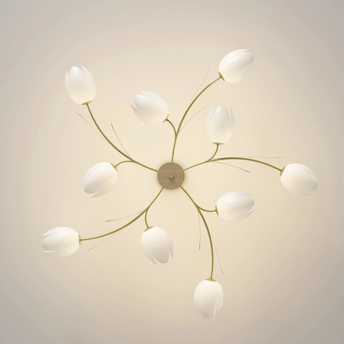 Feyran Magnolia Bud Living Room Chandelier