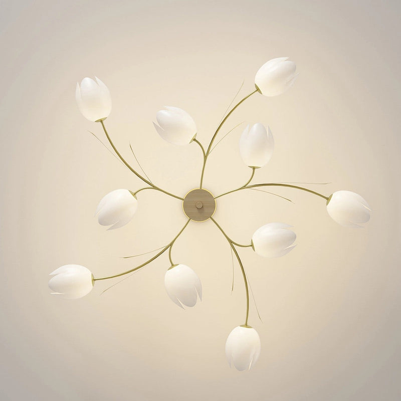 Feyran Magnolia Bud Living Room Chandelier
