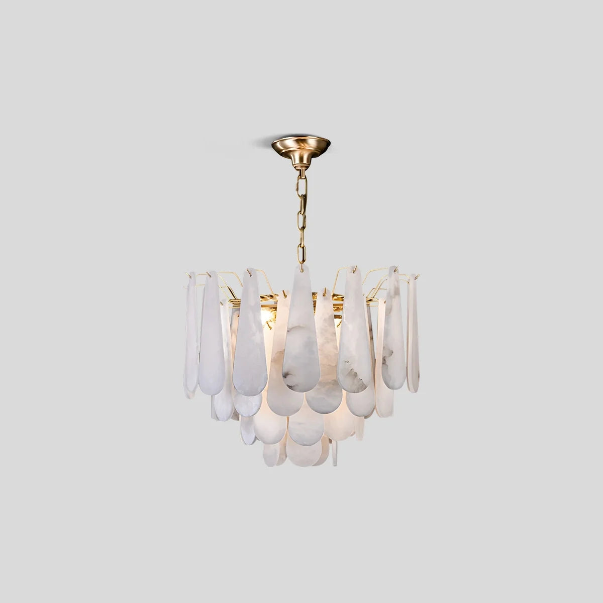 Feyran Modern Luxury Multi-layer Spanish Alabaster Chandelier