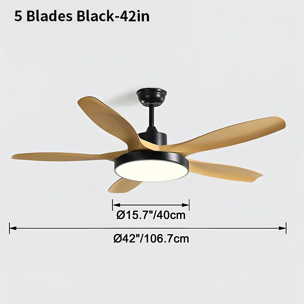 Feyran Scandi Reversible Ceiling Fan with Light